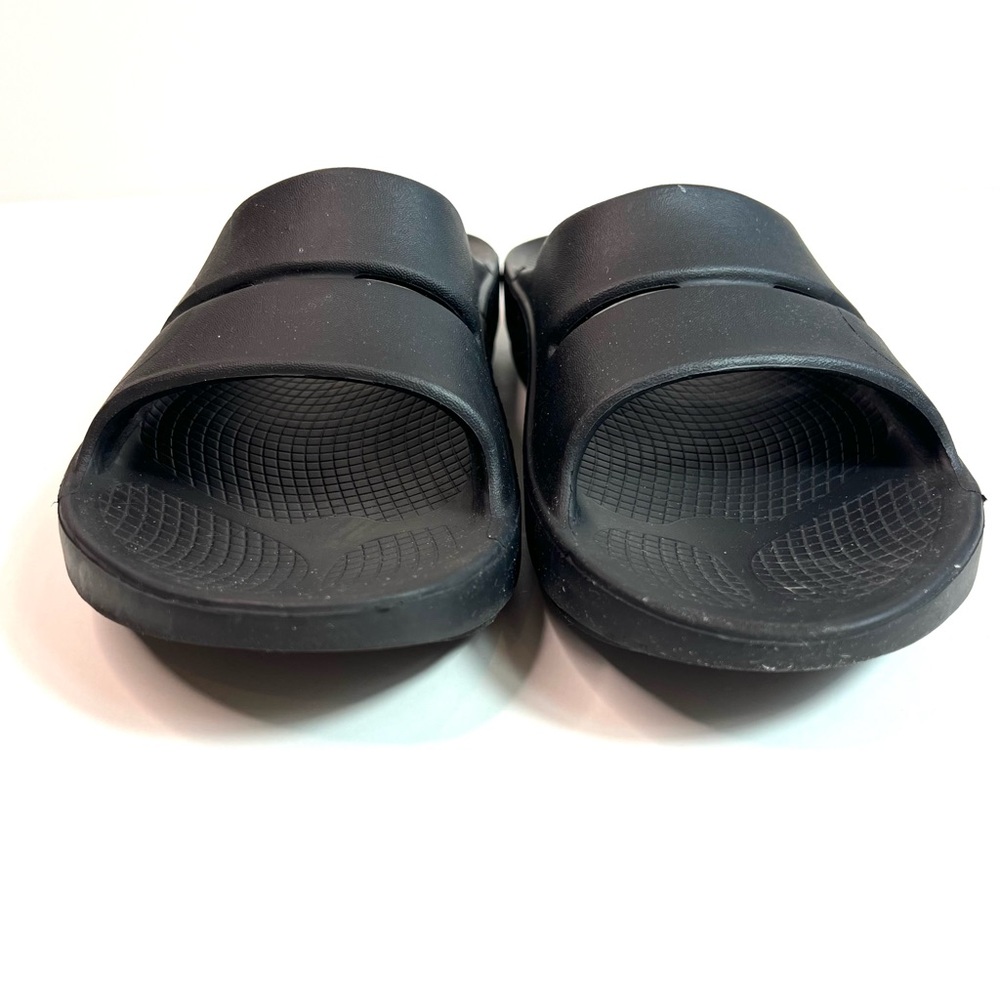 OOFOS Recovery Slides Sandals Black Size Men’s 9, Women’s 11 - EU 42 - Picture 4 of 13